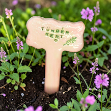 Tündérkert kerámia jelölő – fagyálló kerti dekoráció